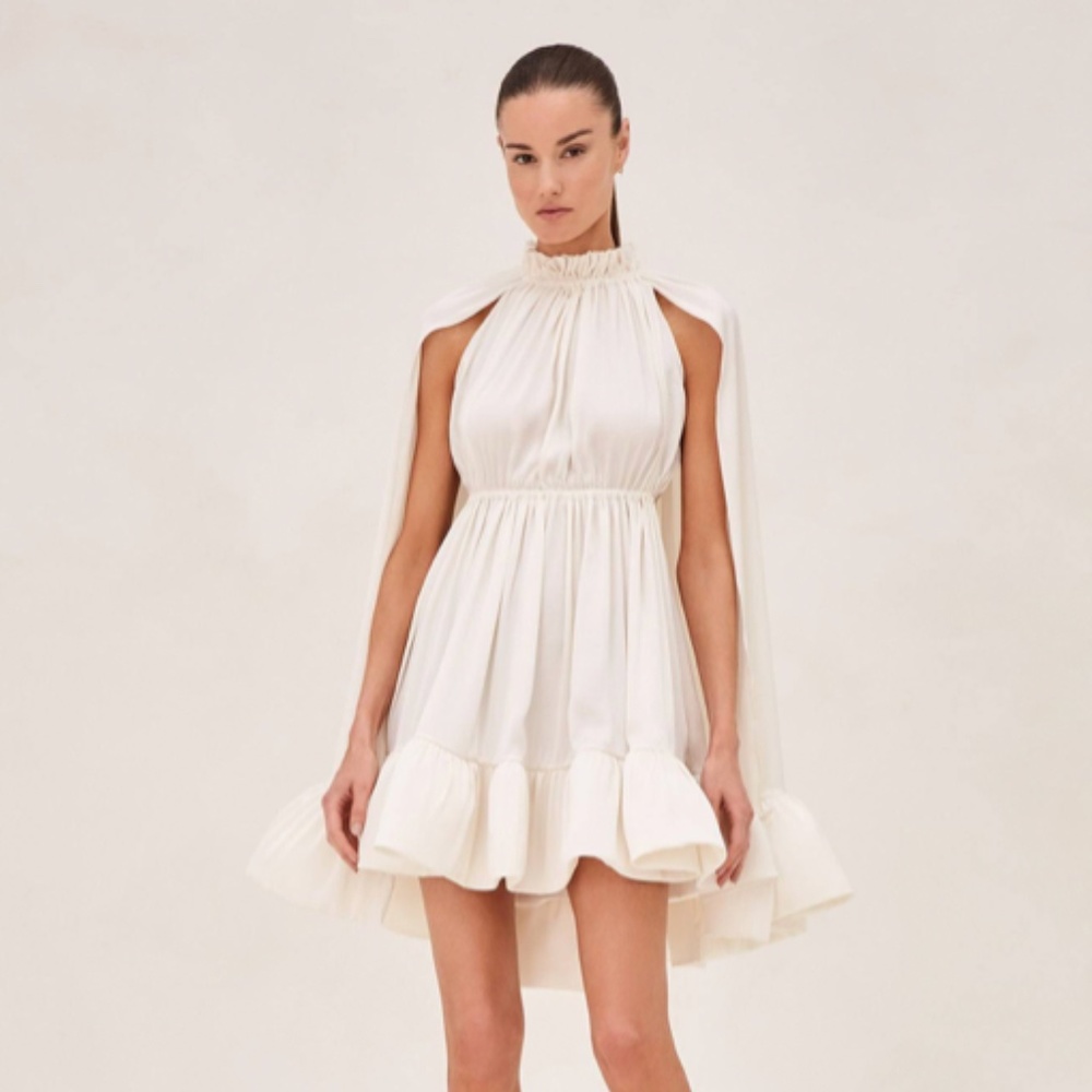 Alexis Lynda Cape Sleeve Dress